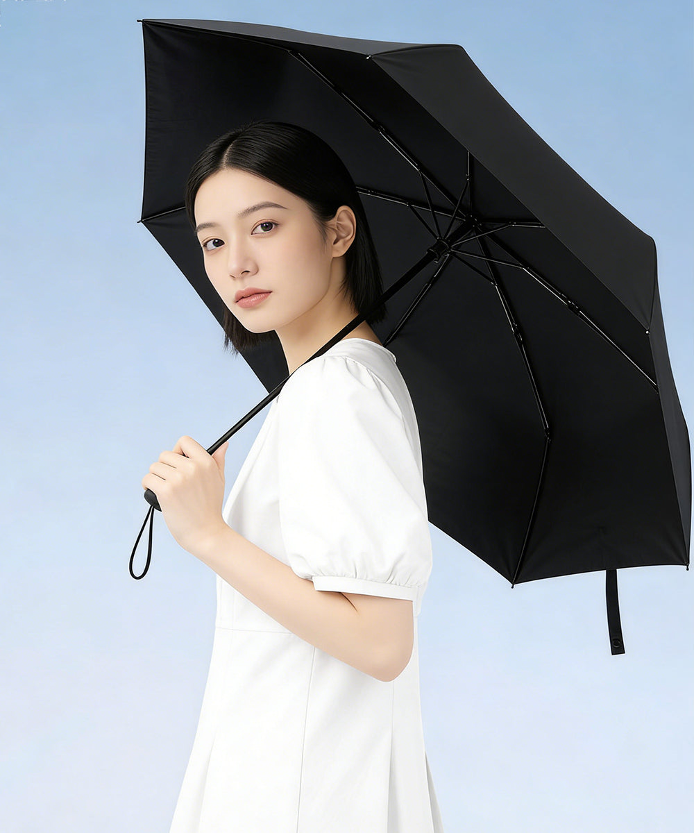 自動開閉三つ折り傘 ワンタッチ晴雨兼用傘