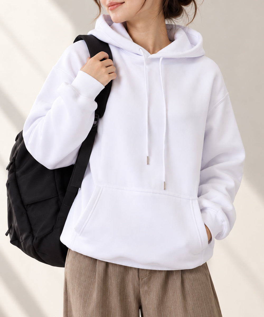 裏起毛 スウェットパーカーバックプリント