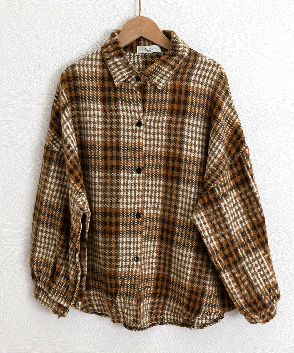 ビエラ起毛チェックシャツ 厚手ネルシャツ 詳細画像30