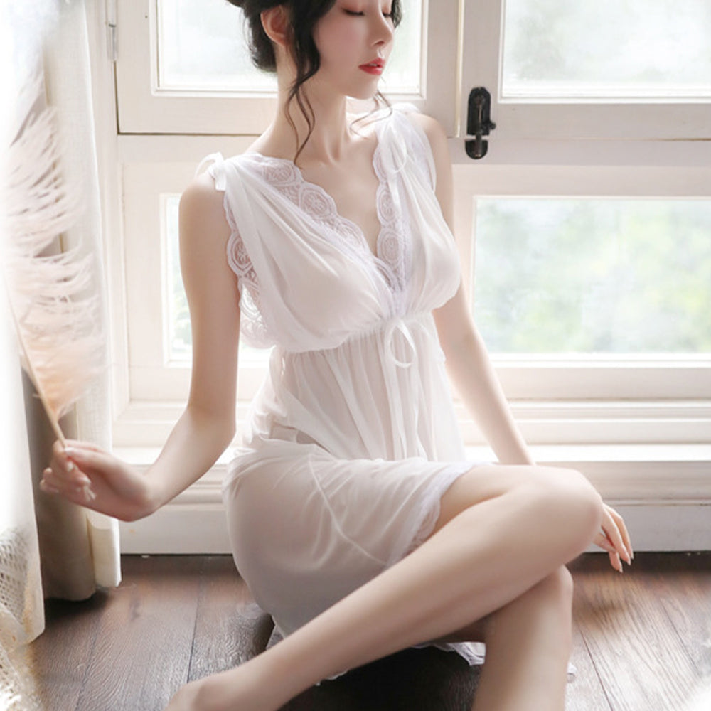 コスプレ セクシー シアーチュール ホワイト