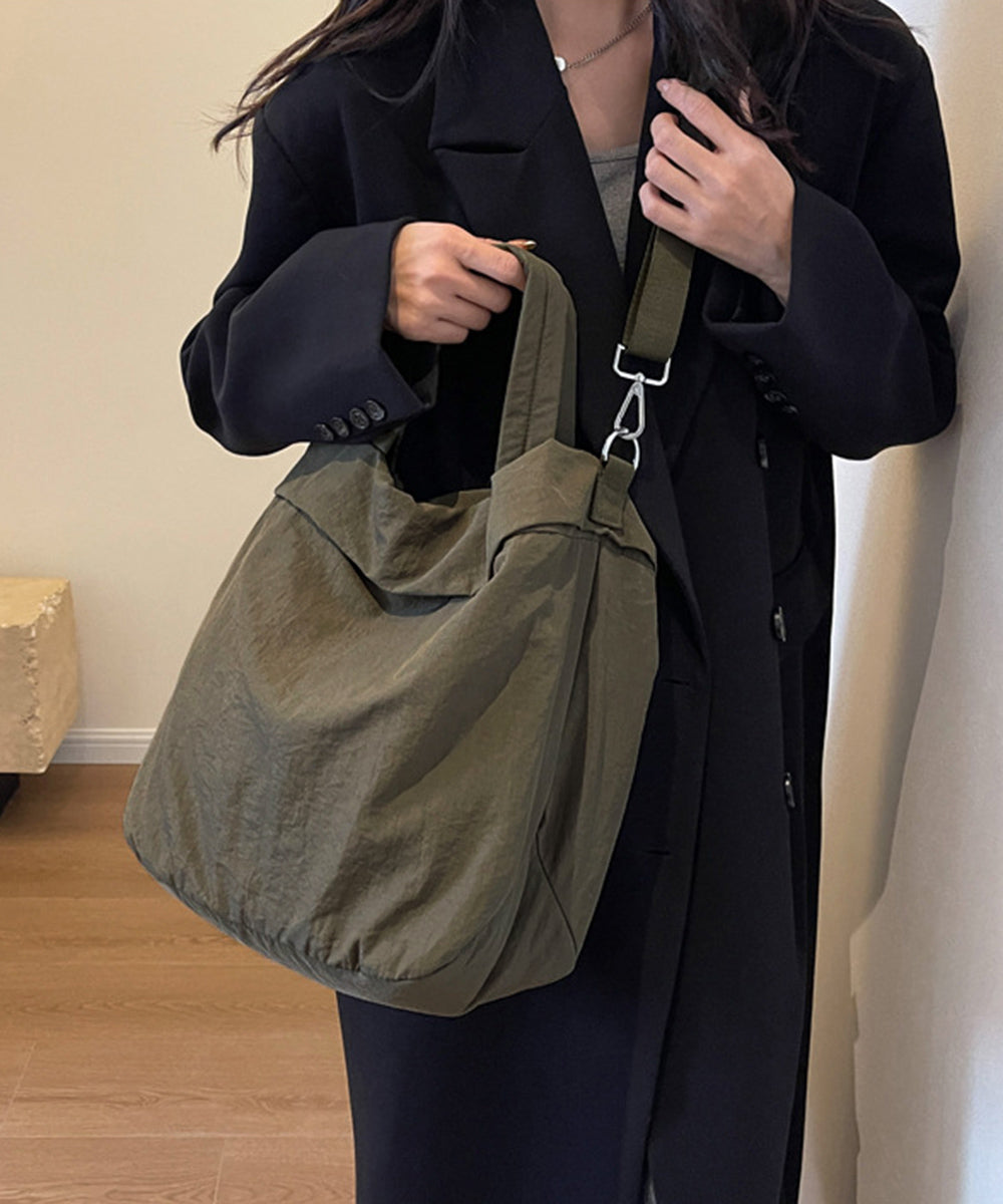 2WAY ソフトトート ショルダーバッグ 通学 マザーズバッグ A4対応 大容量 ナイロンバッグ 男女兼用 肩掛け 斜めがけバッグ おしゃれ 軽量 シンプルバッグ 98XIUFENG-048
