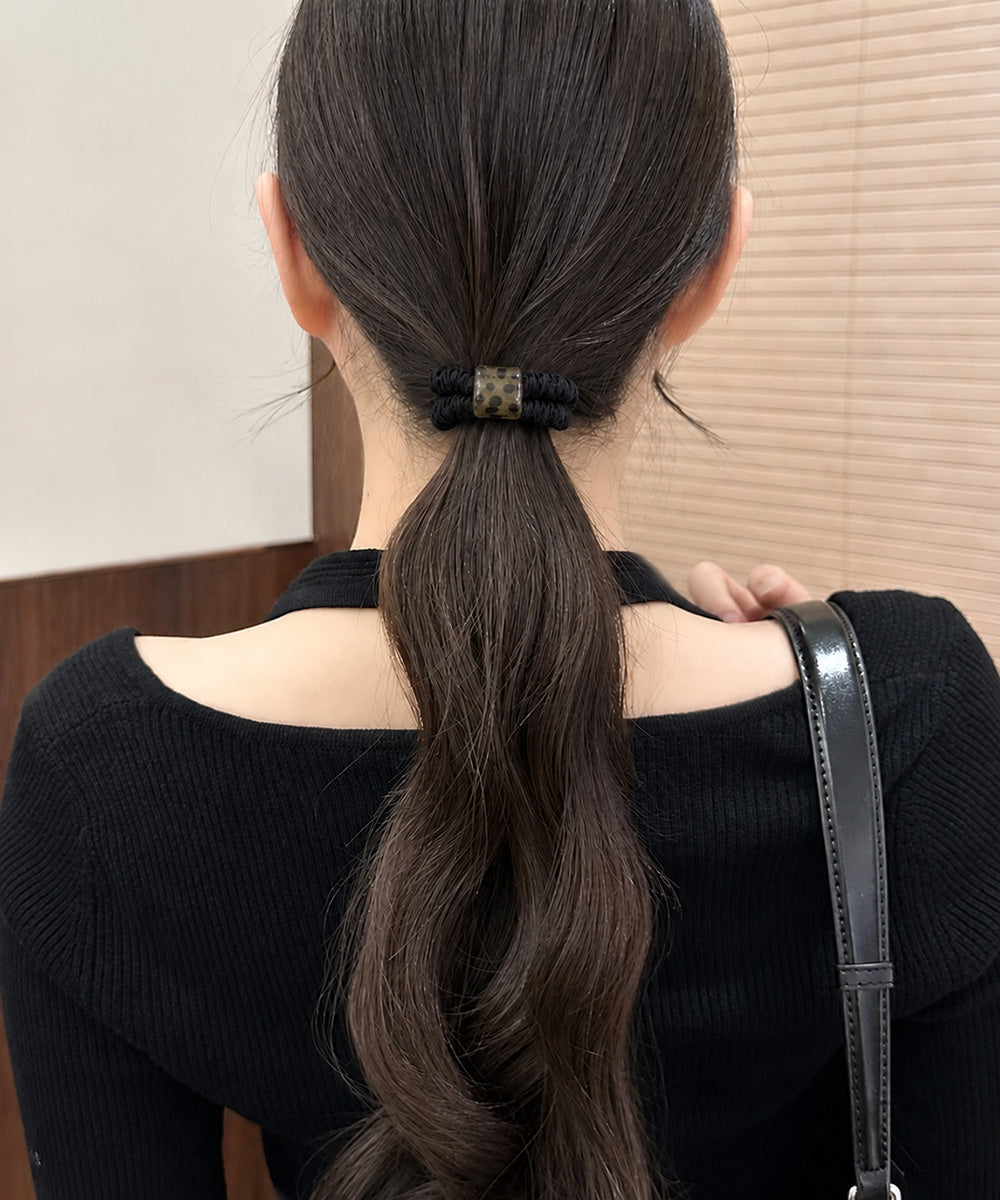 ヘアゴムヘアアクセサリー4色セット韓国風 詳細画像5