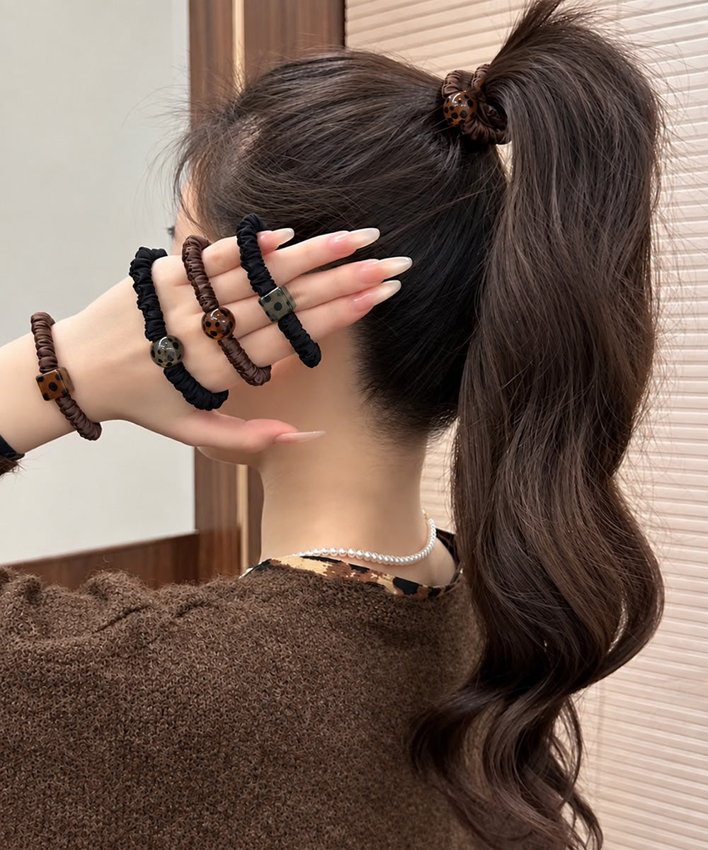 ヘアゴムヘアアクセサリー4色セット韓国風 詳細画像8