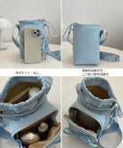 軽量ナイロンショルダーバッグ 巾着バッグ 詳細画像20