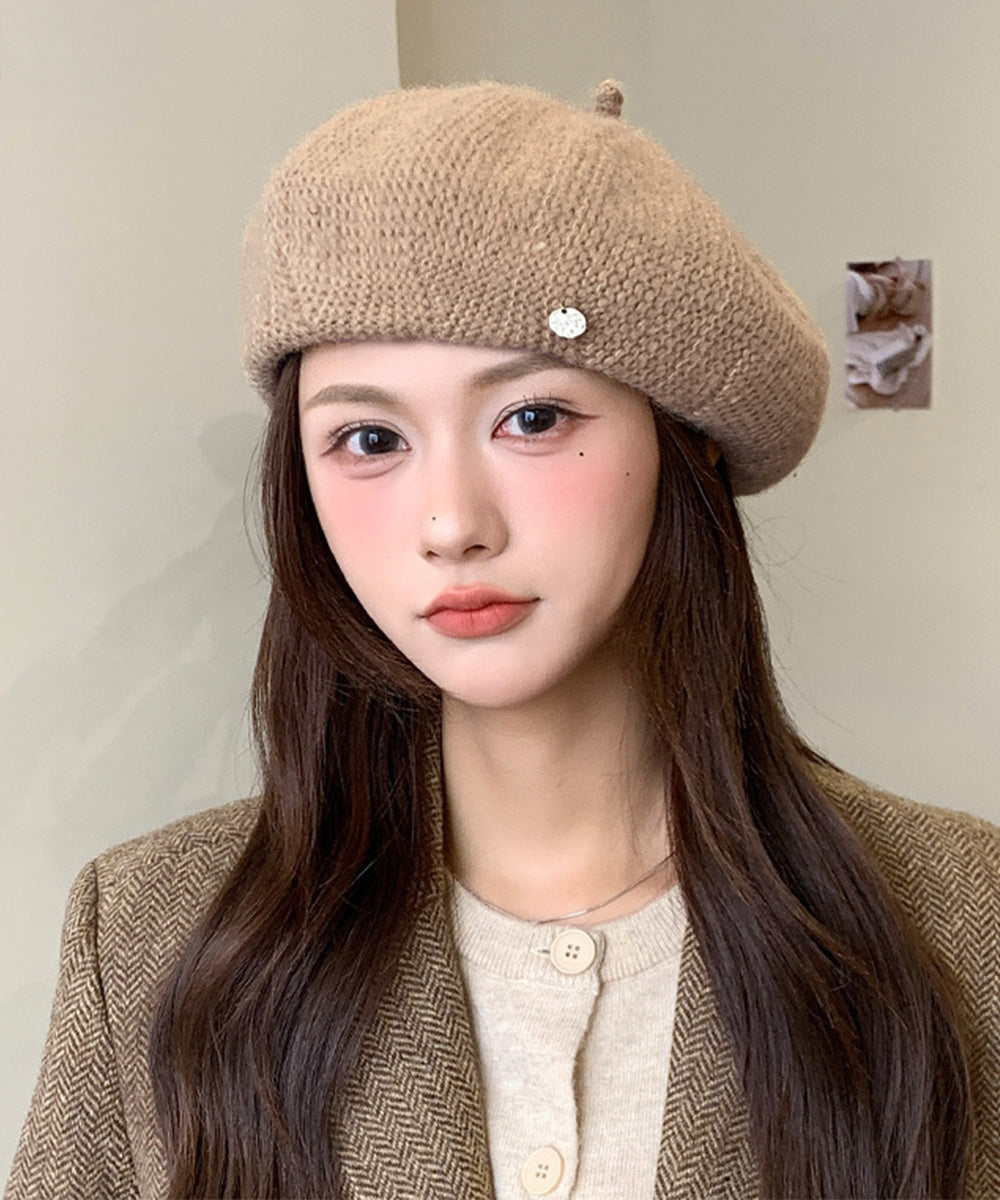 レディース ベレー帽 秋冬 飾り ベレーキャップ 防寒帽子 小顔 丸み 折りたたみ おしゃれ カジュアル シンプル 大人 トレンド感 可愛い小物 99BJMY-009