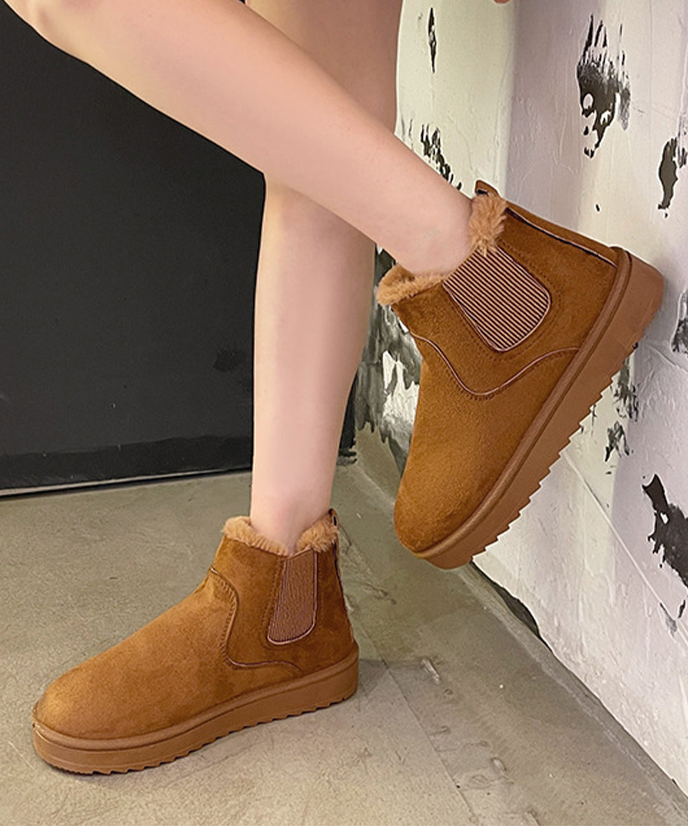 ムートンブーツ ブーツ モカシン 冬靴 ムートンブーツ ブーツ モカシン 冬靴 レディース 裏起毛 暖かい もこもこ 痛くない 防寒 フェイクムートン 99GYXC-004