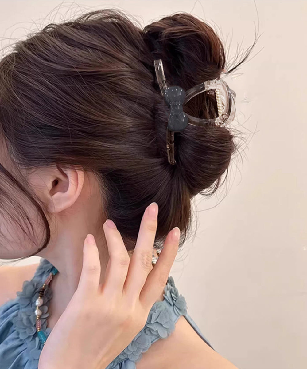 ヘアクリップ レディース リボン 韓国風 ヘアアクセサリー バンスクリップ 髪飾り 髪留め まとめ髪 オルチャン お洒落 大人 かわいい デート 雑貨グッズ 99JXSP-002