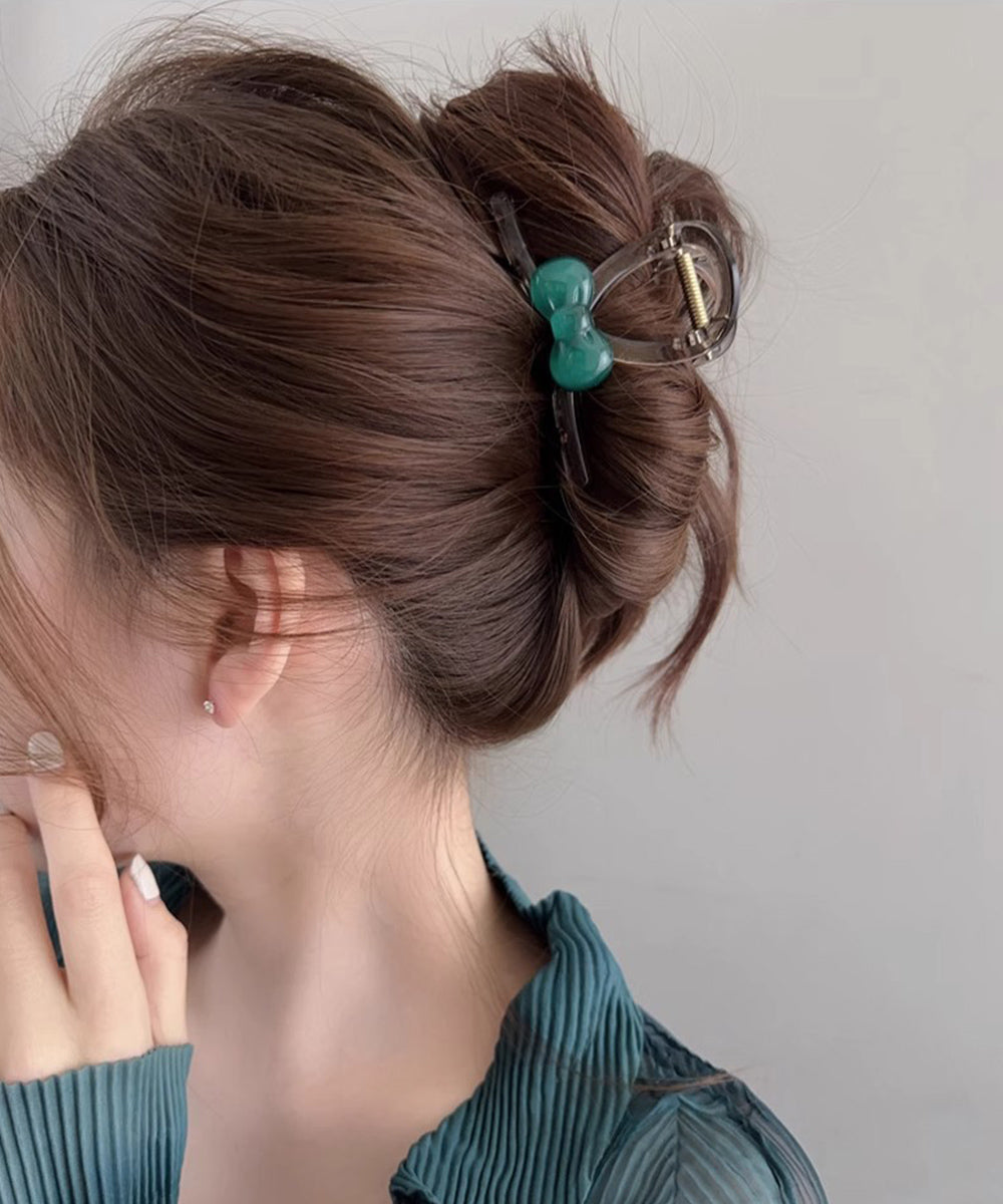 ヘアクリップ レディース リボン 韓国風 ヘアアクセサリー バンスクリップ 髪飾り 髪留め まとめ髪 オルチャン お洒落 大人 かわいい デート 雑貨グッズ 99JXSP-002