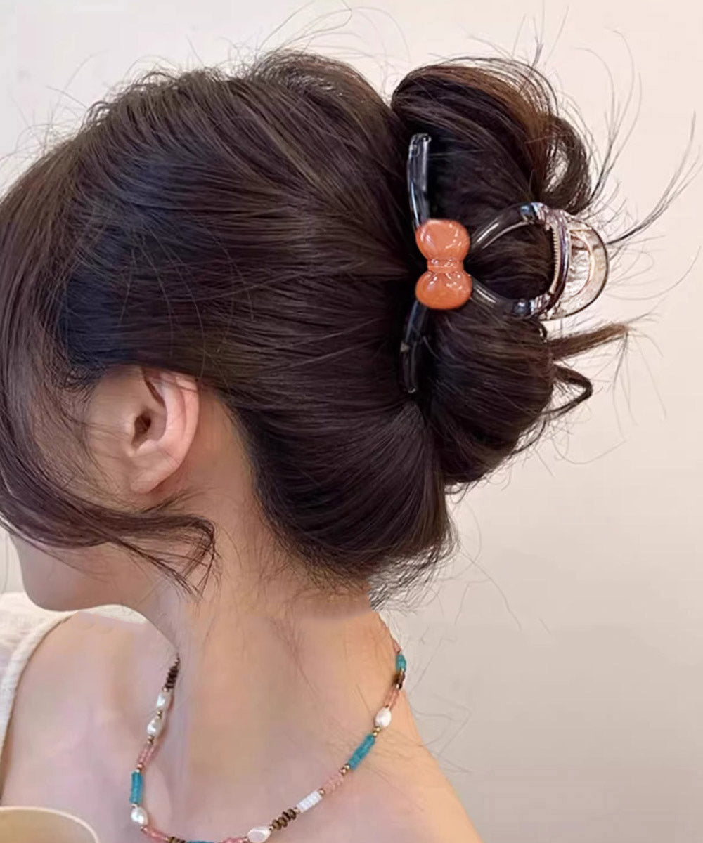 ヘアクリップ レディース リボン 韓国風 ヘアアクセサリー バンスクリップ 髪飾り 髪留め まとめ髪 オルチャン お洒落 大人 かわいい デート 雑貨グッズ 99JXSP-002