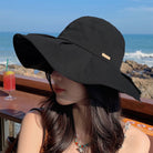 バケットハット サンバイザー レディース ブラック