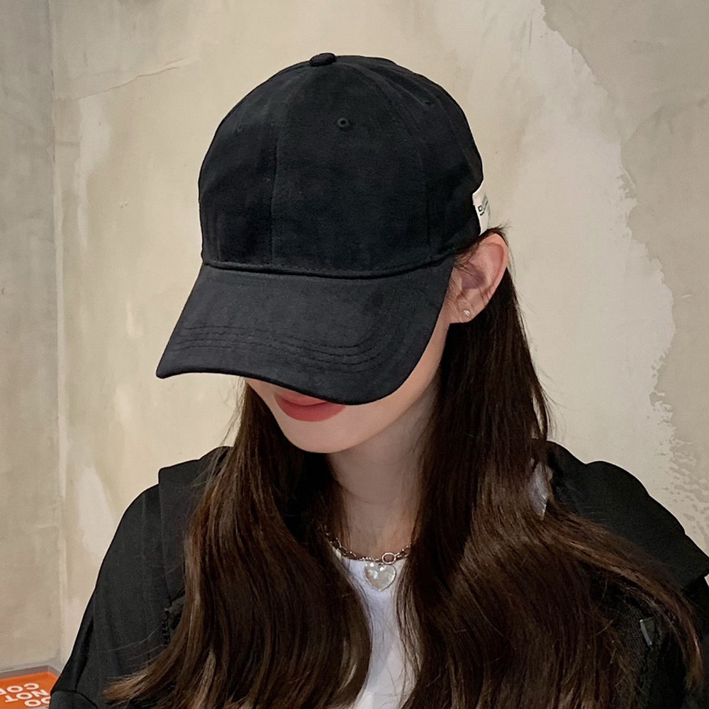 キャップ 英字ロゴ UV対策cap 韓国 ブラック