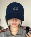 ベースボールキャップ 刺しゅうレディース 帽子 ぼうし つば広 日焼け防止 日よけ おしゃれ 小顔 オルチャン お出掛け 韓国ファッション ベーシック 99MHMY-024