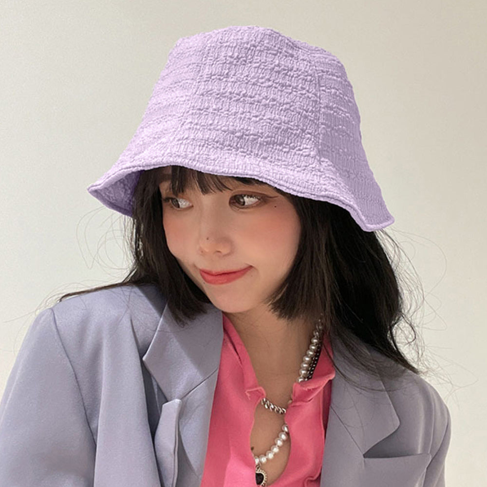 バケットハット レディース 韓国風 春夏 ラベンダー
