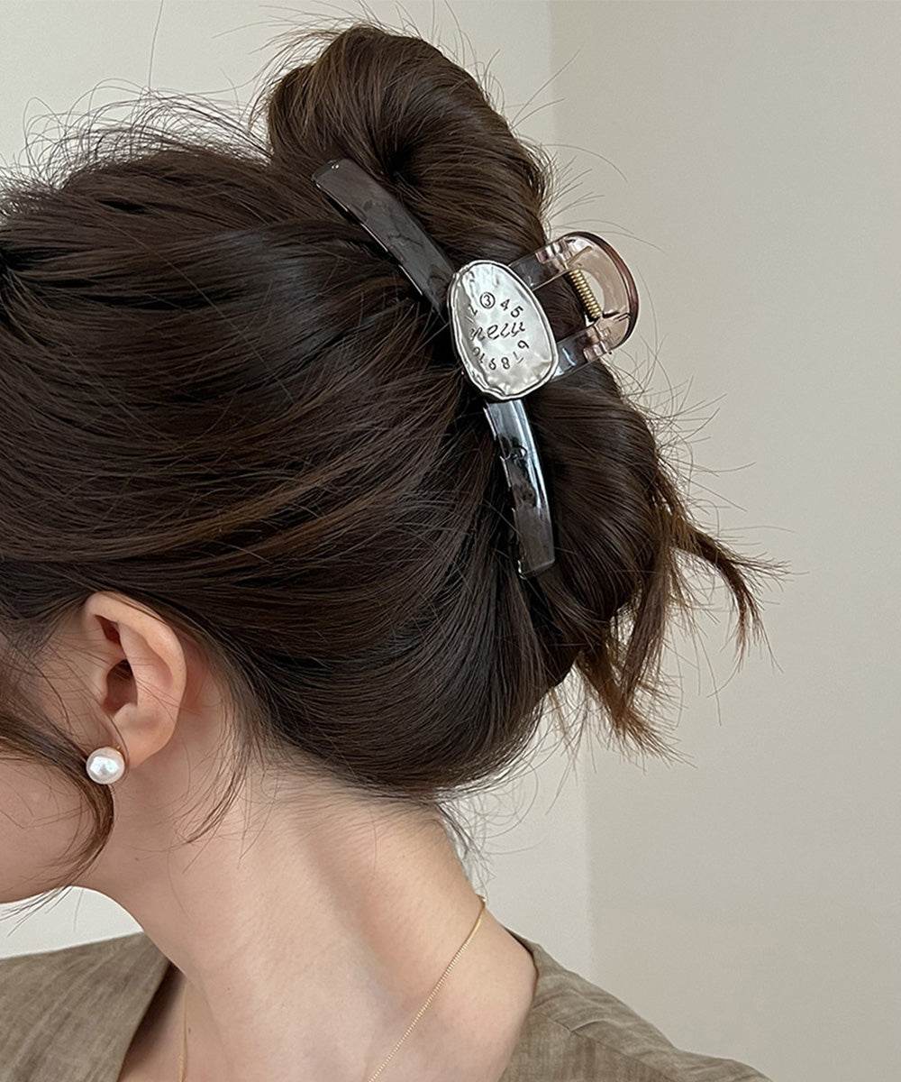 ヘアクリップ レディース メタル飾り バンスクリップ ヘアアクセサリー 大人女性 可愛い 髪留め まとめ髪 髪飾り 韓国ファッション オフイスカジュアル 99QNSP-017