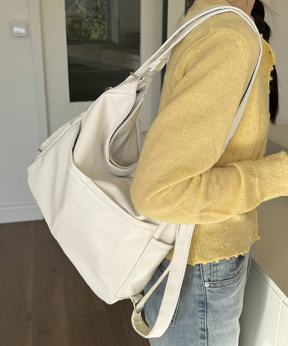 3way ショルダーバッグ リュック 鞄 アイボリー