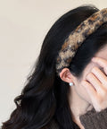カチューシャ ふわふわ レオパード柄 レディース  ヘアアレンジ ヘアバンド 髪飾り 髪留め トレンド 大人 かわいい カジュアル おしゃれ 小物 雑貨 99TZSP-003