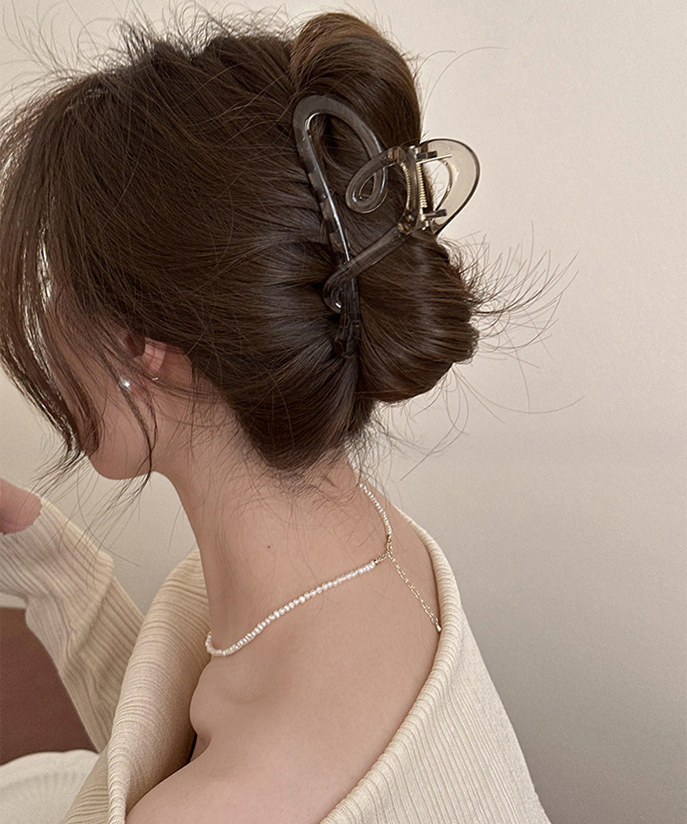 バンスクリップ 大きめ ヘアクリップ レディース ヘアアレンジ 髪留め 髪飾り まとめ髪 おしゃれ 大人 可愛い オフイスカジュアル 誕生日 プレゼント 99TZSP-005