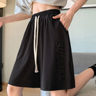 ショートパンツ エンボス英字ロゴ 夏 ブラック