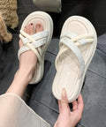 厚底 ミュールサンダル クロスベルト夏靴 レディース ヒョウ柄ストラップ コンフォートサンダル かかとなし おしゃれ 履きやすい カジュアル 大人可愛い 楽ちん 99XDMY-002