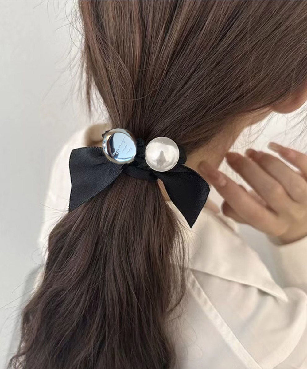 パールヘアゴム レディース ポニーテール ヘアアクセサリー まとめ髪 大人可愛い フェミニン シンプル デイリー オフィス 韓国風トレンド 新作髪留め プレゼント 99XHSP-006