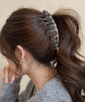 ヘアクリップ バナナクリップ 髪留め レディース ヘアアクセサリー 浴衣まつり カジュアル フェミニン シンプル プレゼント 髪飾り 結婚式二次会 おしゃれ 99ZYSP-011
