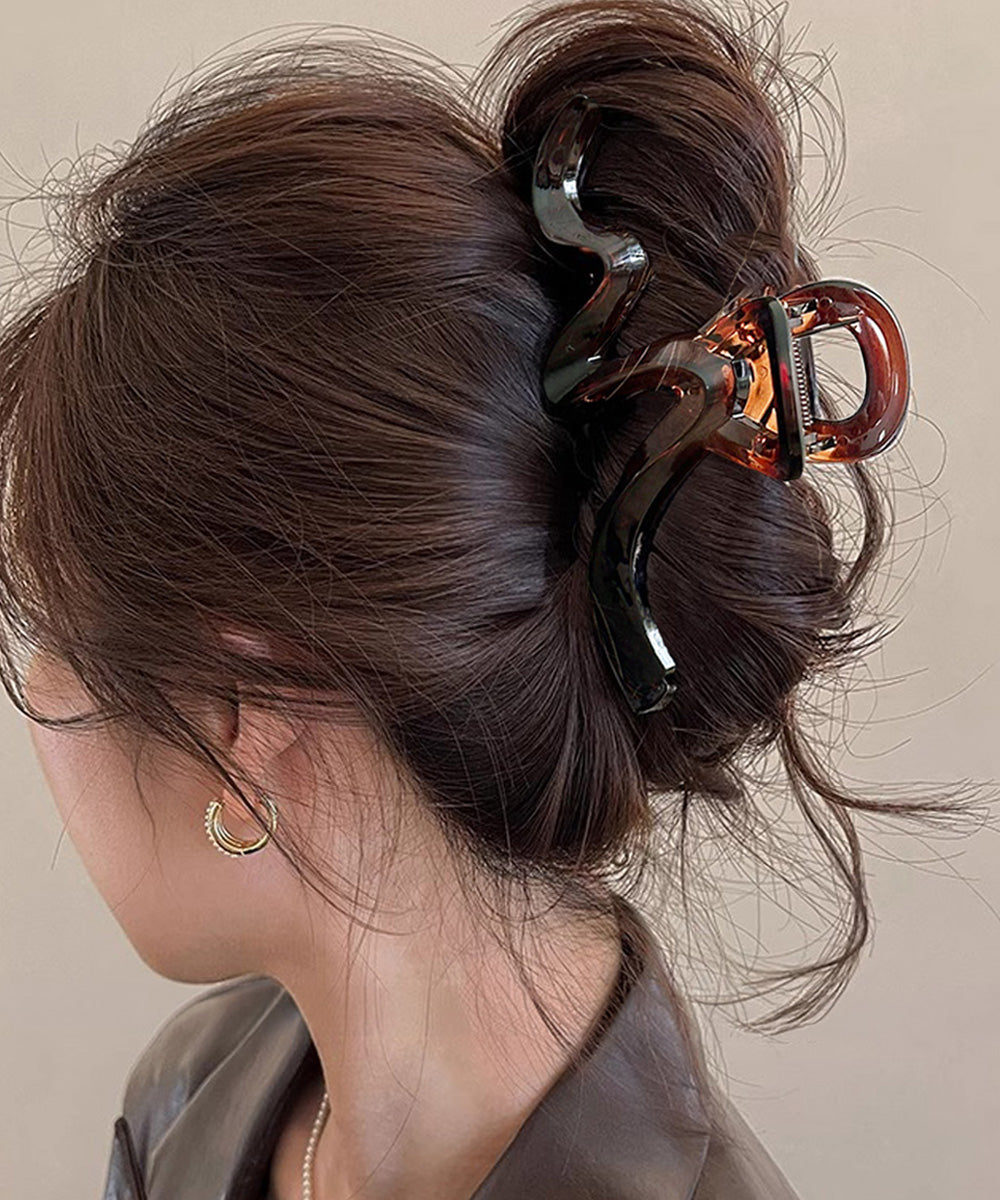 バンスクリップ ヘアクリップ まとめ髪 韓国風 ヘアアクセサリー 大きめ 髪留め おしゃれ 大人可愛い オフイスカジュアル 小物 誕生日 プレゼント 女子会 99ZYSP-018