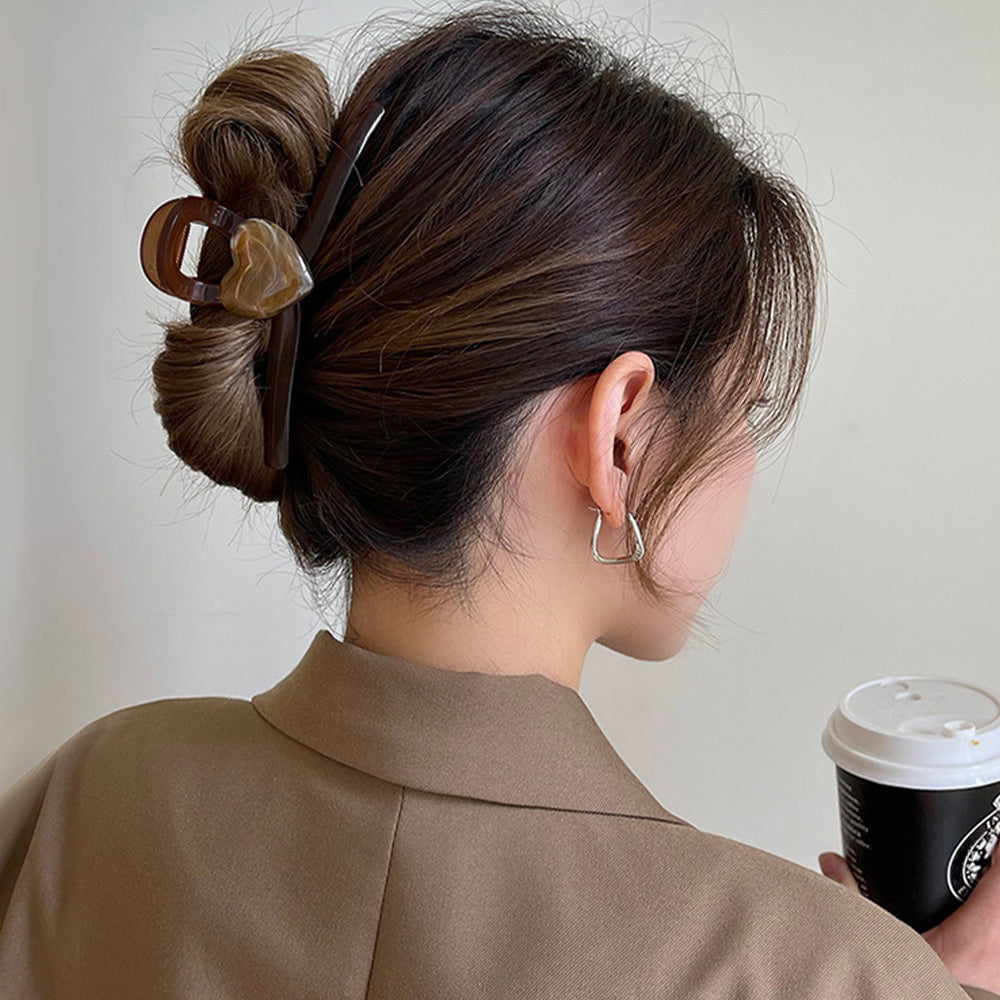 ヘアクリップ バンスクリップ 樹脂ハート 詳細画像10