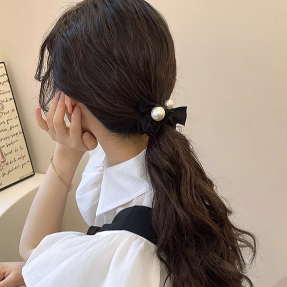 パールシュシュ ヘアゴム 韓国 髪飾り 詳細画像4
