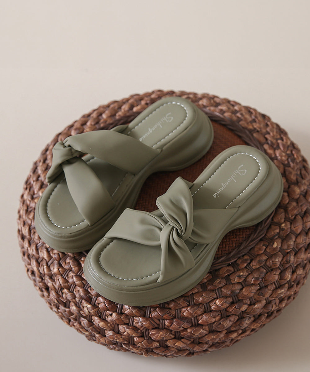 厚底サンダル ミュールサンダル 美脚 夏 詳細画像15