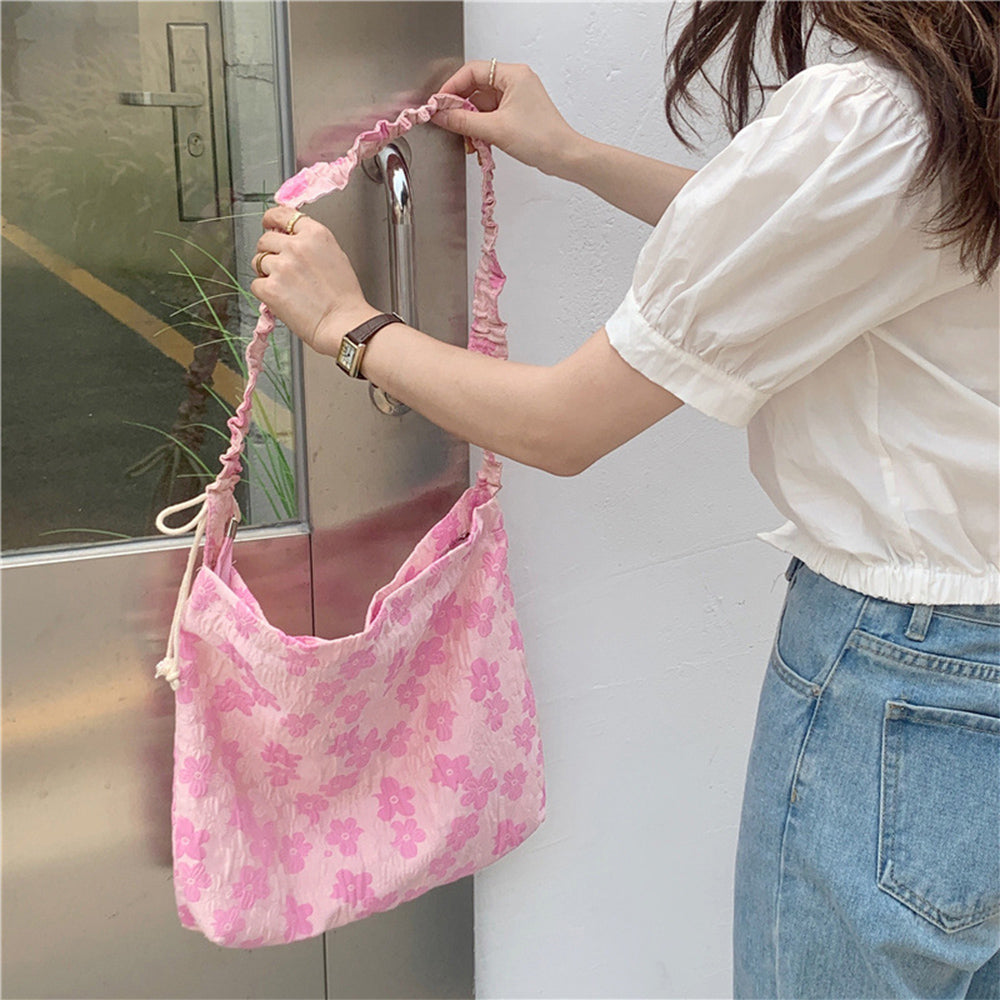 花柄トートバッグ ショルダーバッグ 軽量 詳細画像10