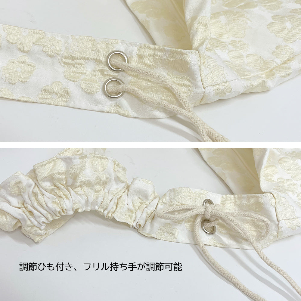 花柄トートバッグ ショルダーバッグ 軽量 詳細画像4