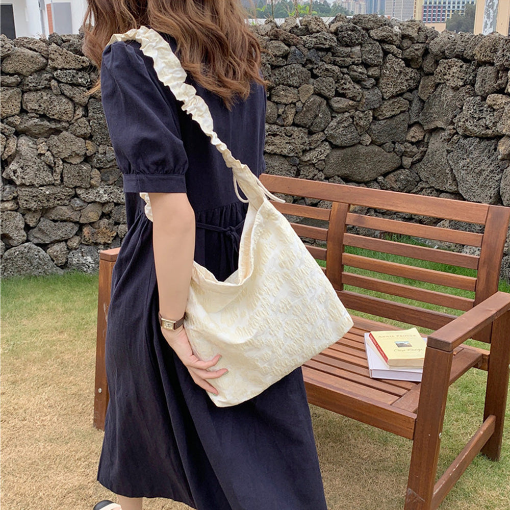 花柄トートバッグ ショルダーバッグ 軽量 詳細画像6
