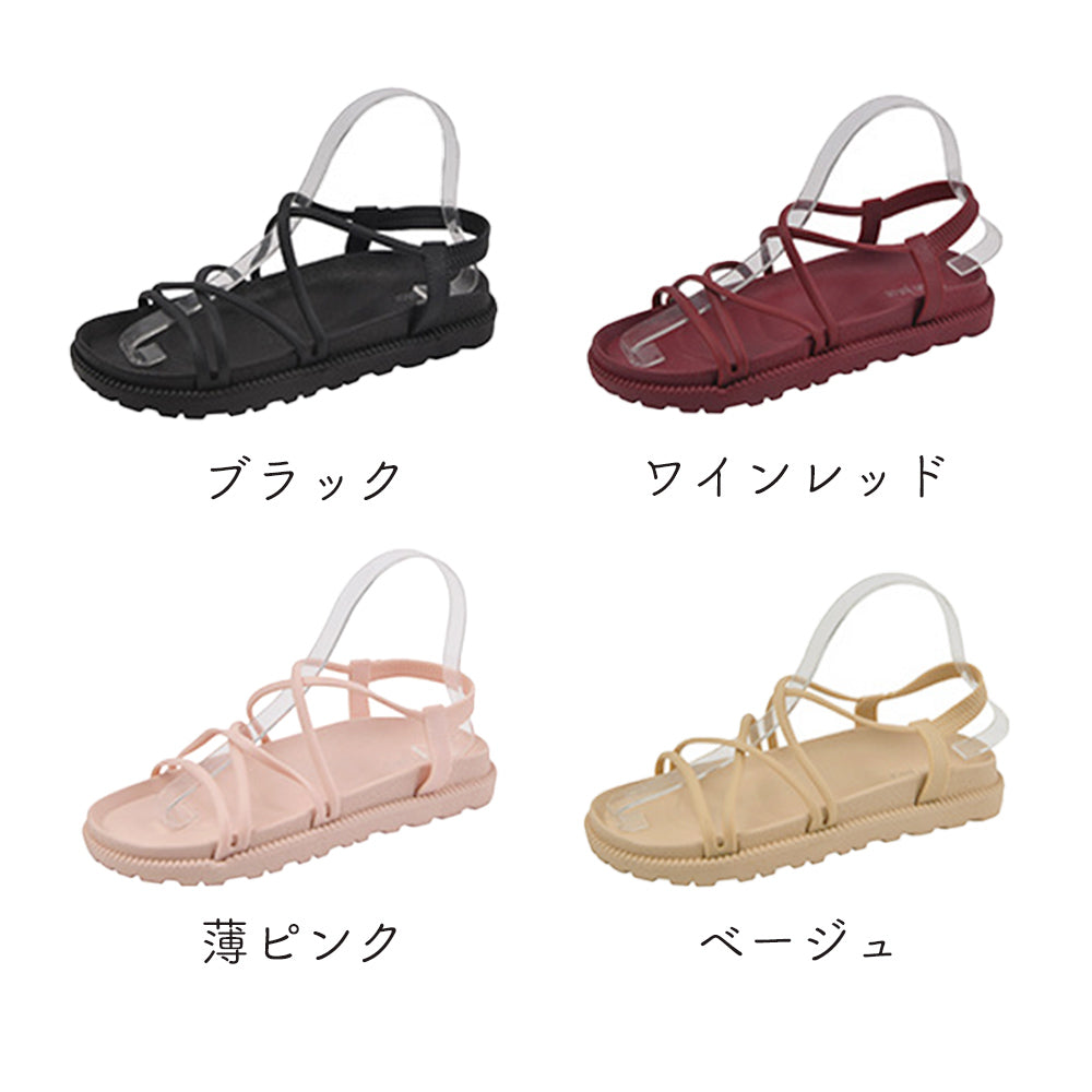 ストラップサンダル レディース 夏 詳細画像2