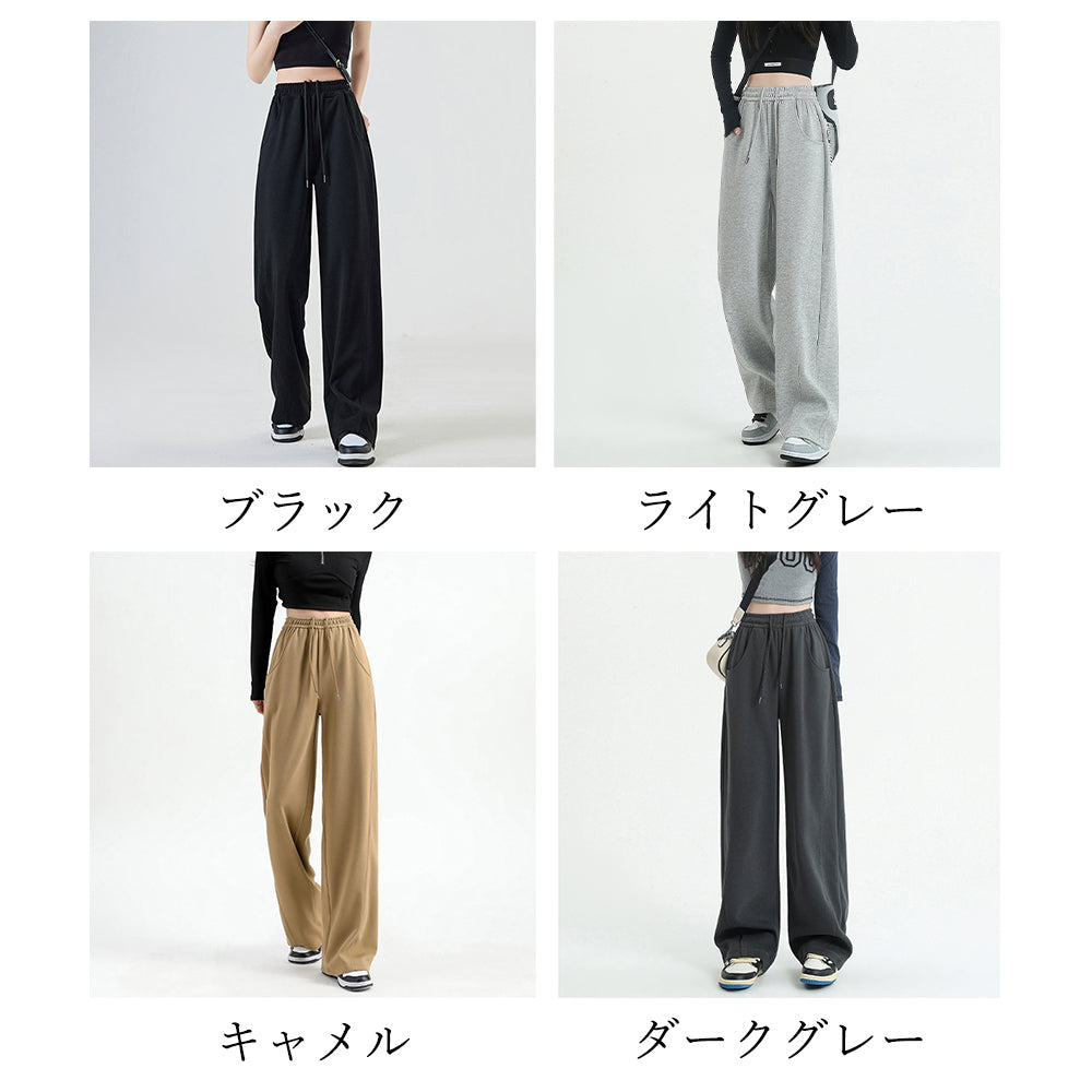 スウェットパンツ レディース 韓国 4色 詳細画像2