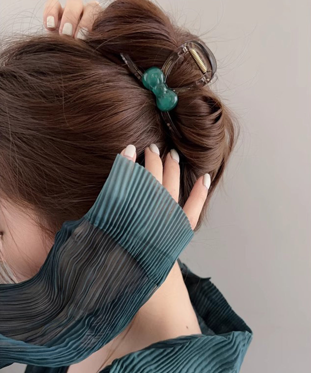 ヘアクリップ レディース リボン 韓国風