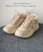 裏ボア 厚底ハイカット ダッドスニーカー 詳細画像12