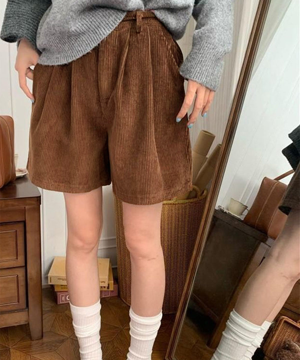 コーデュロイ ショートパンツ レディース 詳細画像11