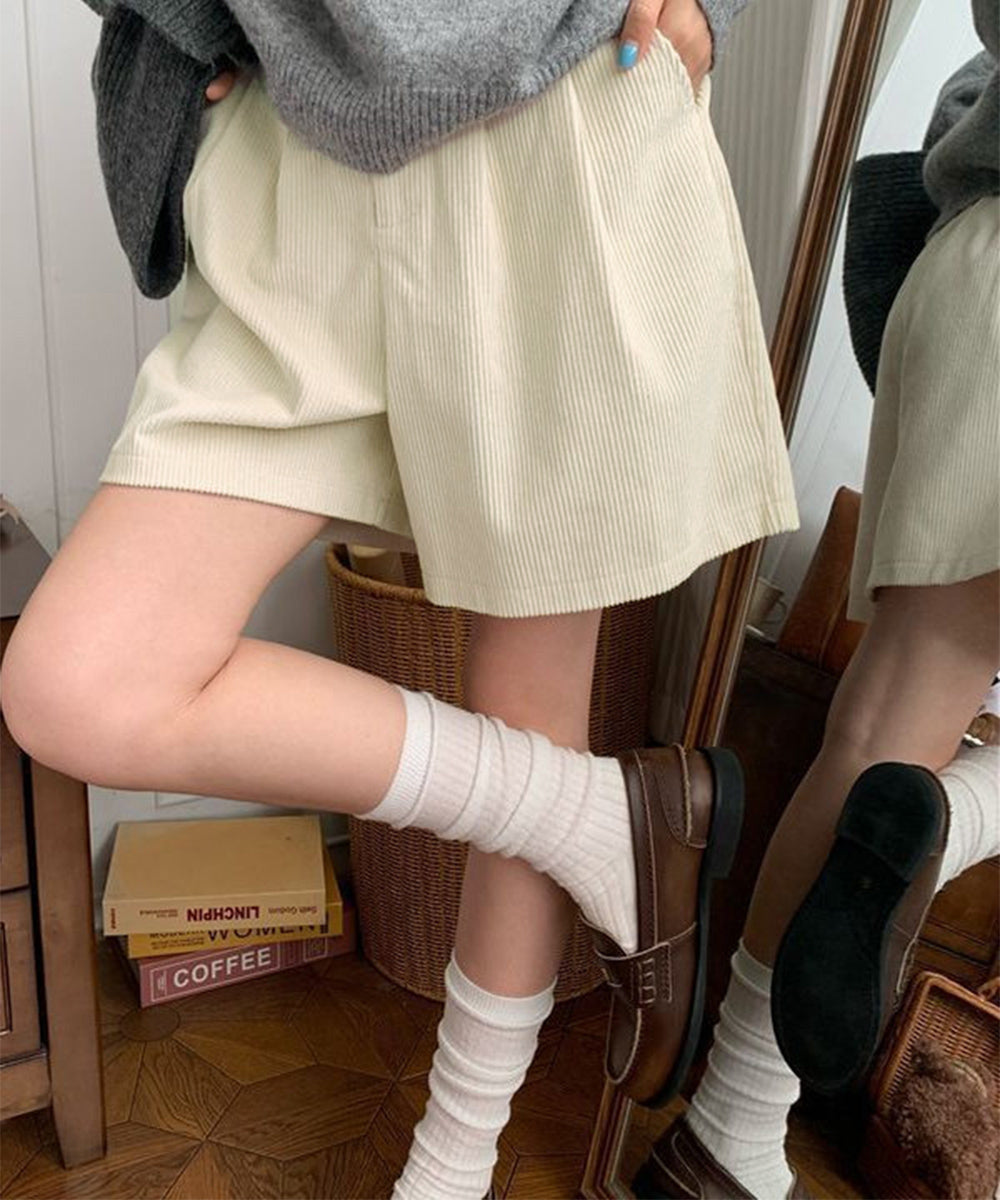 コーデュロイ ショートパンツ レディース 詳細画像7