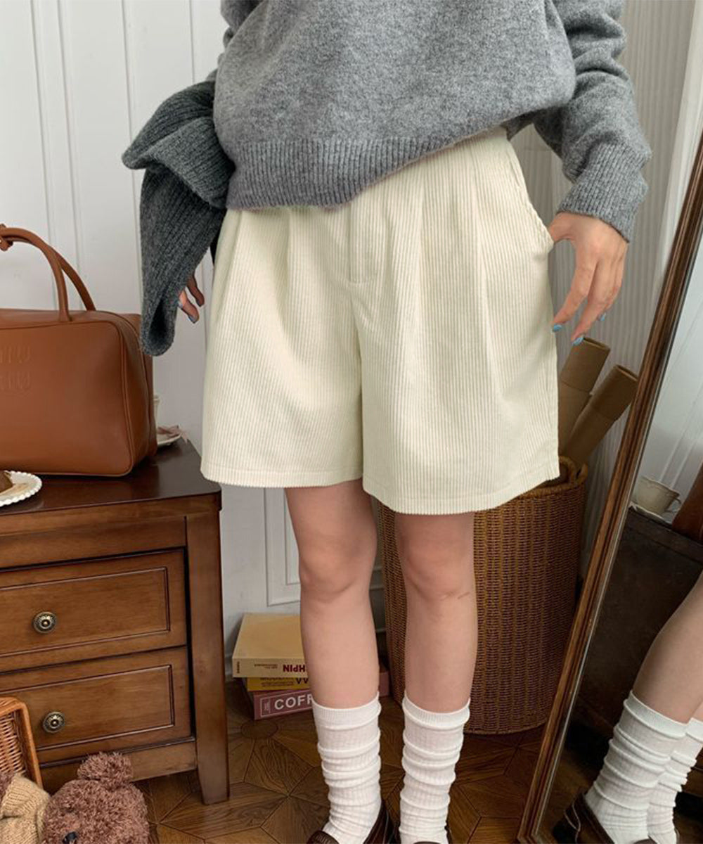 コーデュロイ ショートパンツ レディース 詳細画像8
