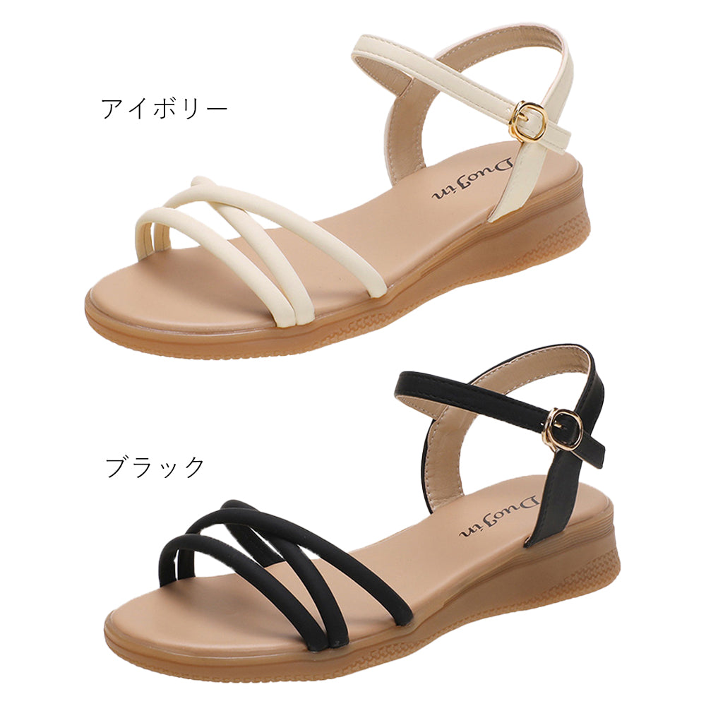 サンダル ウェッジサンダル レディース夏 詳細画像2