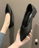 パンプス ローヒール靴 おしゃれ 韓国風