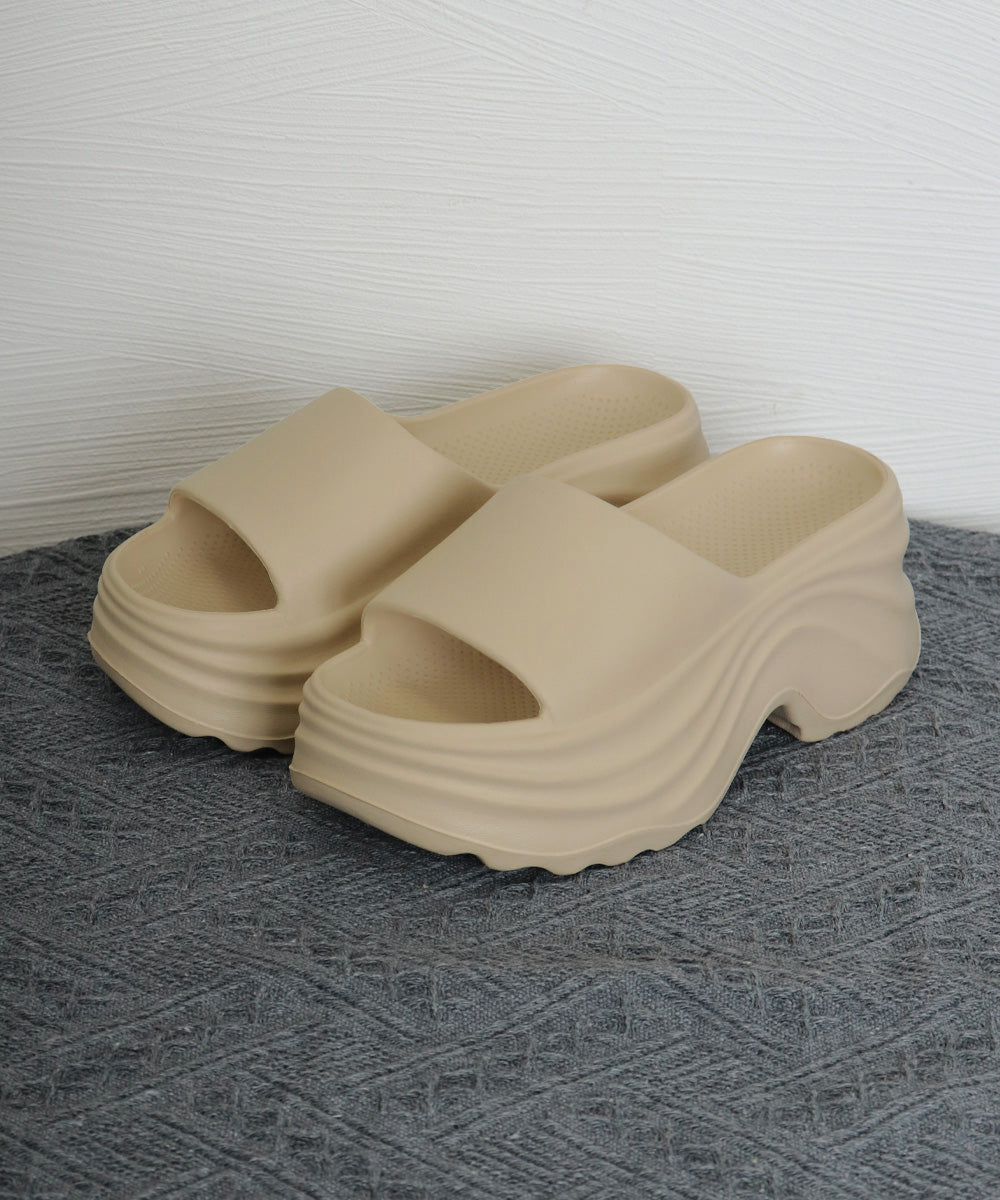 厚底サンダル 約7cm ビーチサンダル夏 詳細画像22