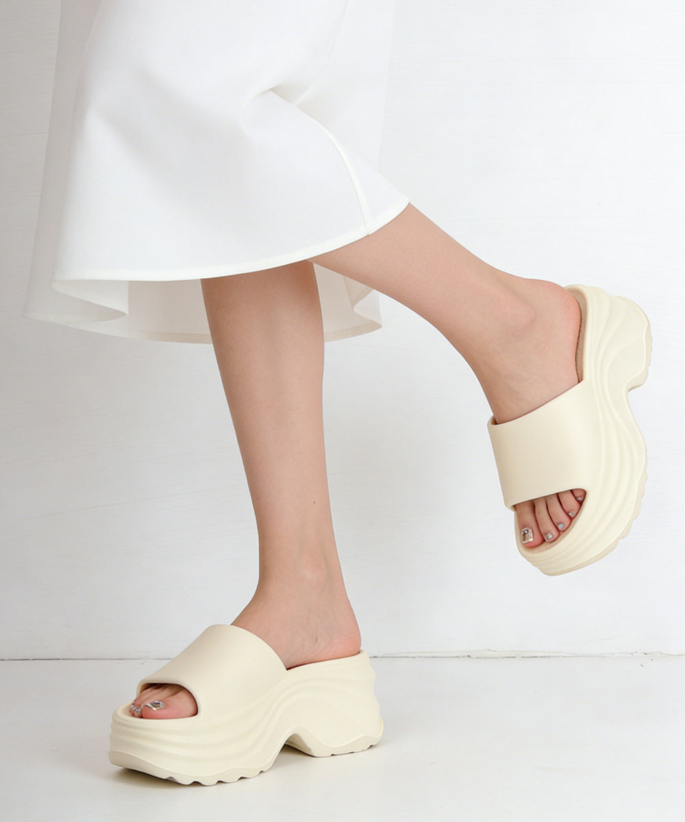 厚底サンダル 約7cm ビーチサンダル夏 詳細画像8