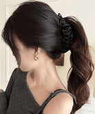 プリーツ バナナクリップ ヘアクリップ 詳細画像2