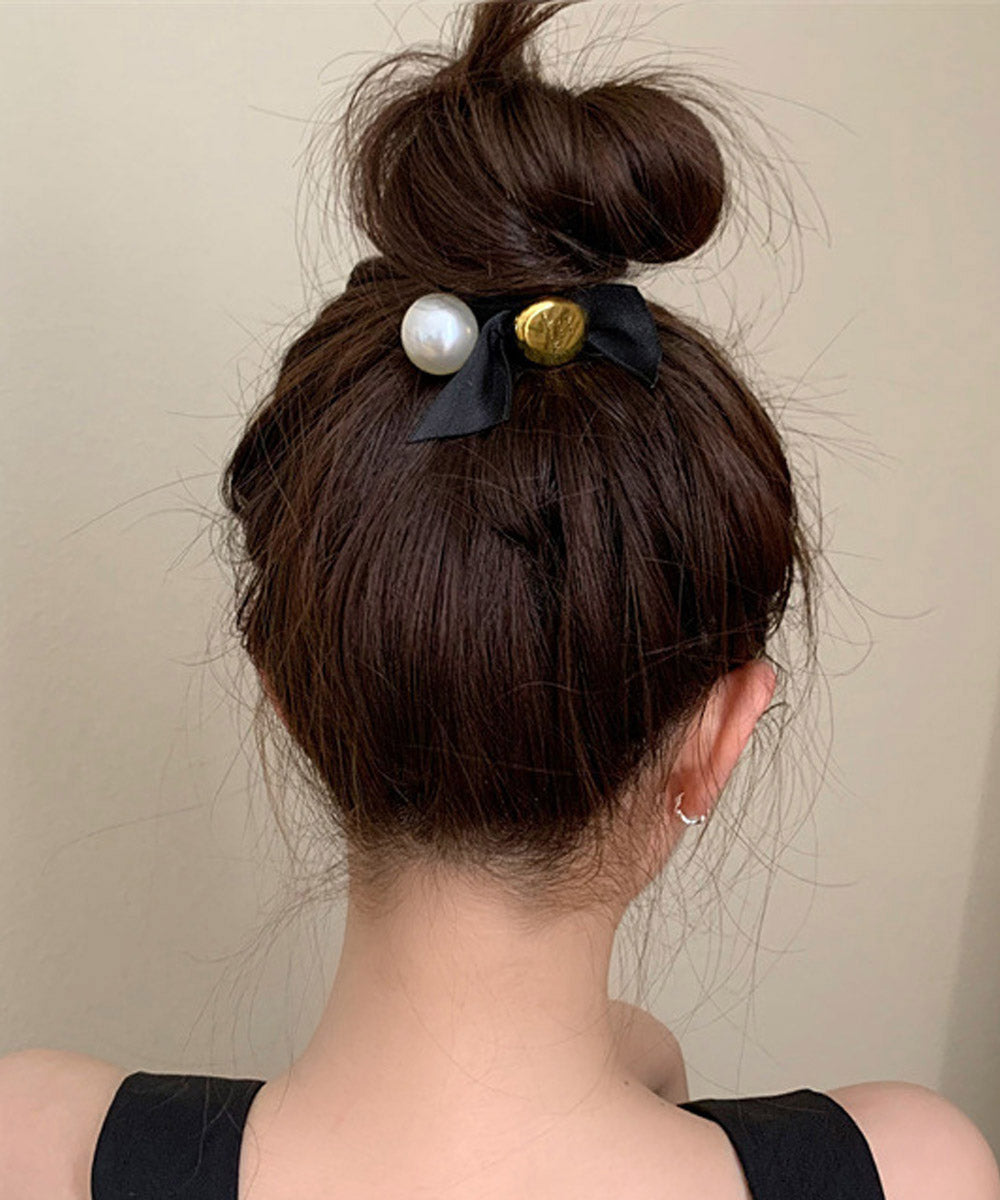 パールヘアゴム レディース ポニーテール