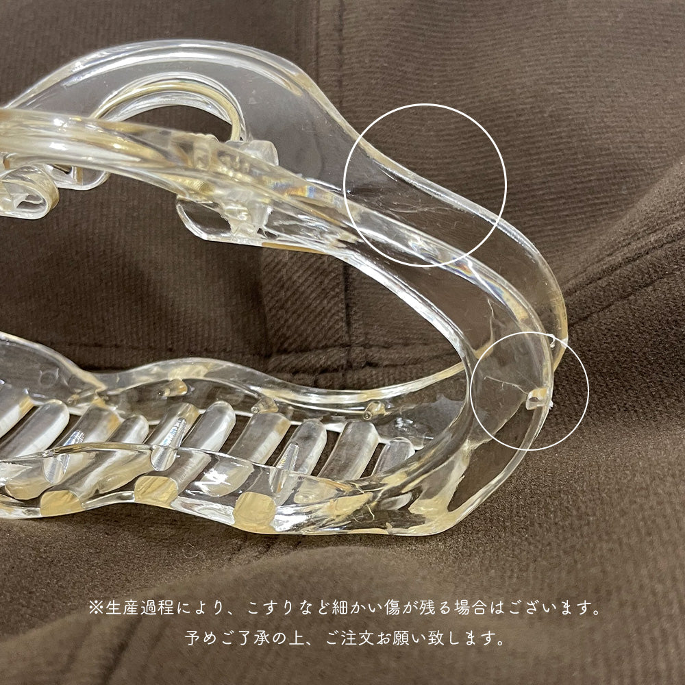 樹脂ヘアクリップ レディース まとめ髪 詳細画像13