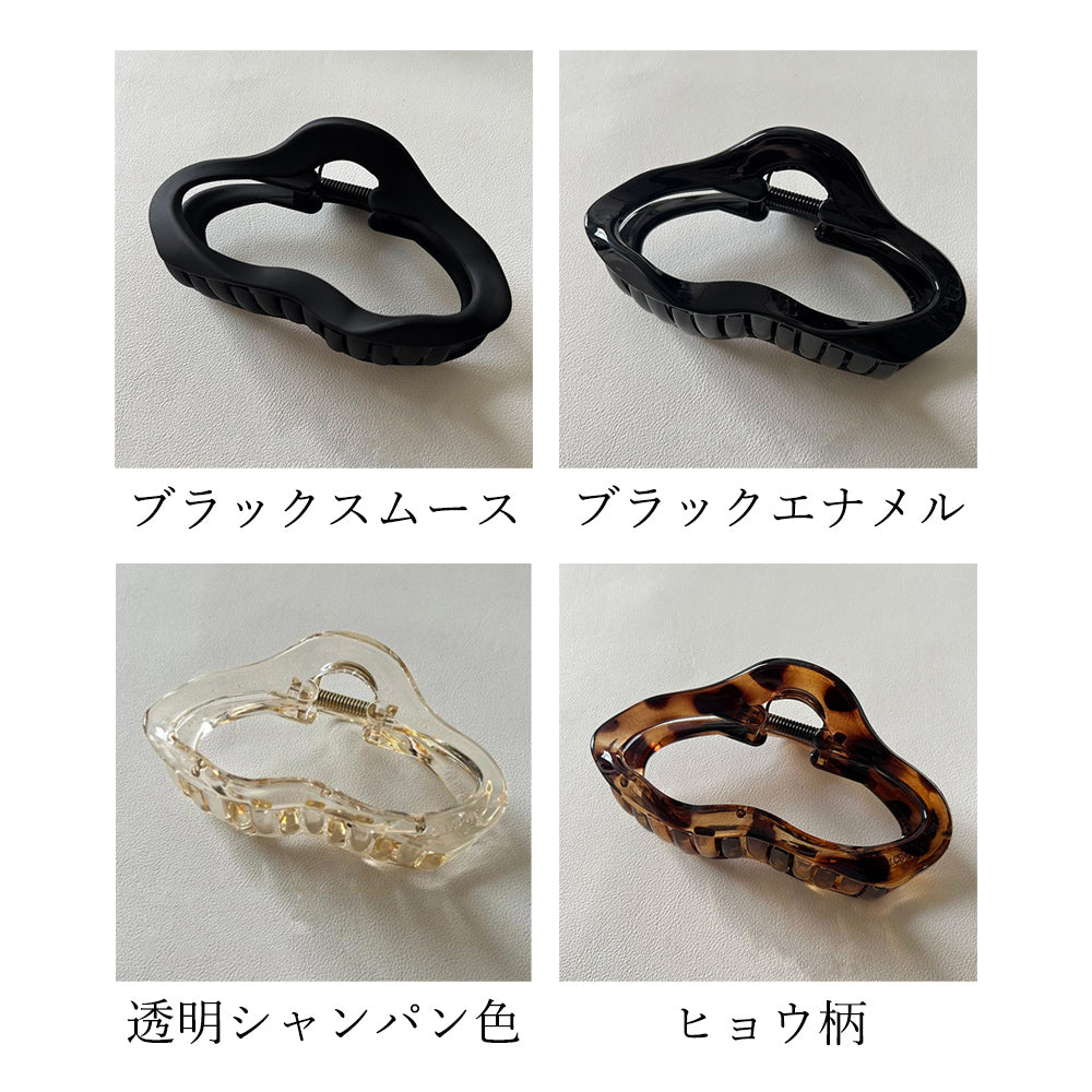 樹脂ヘアクリップ レディース まとめ髪 詳細画像2