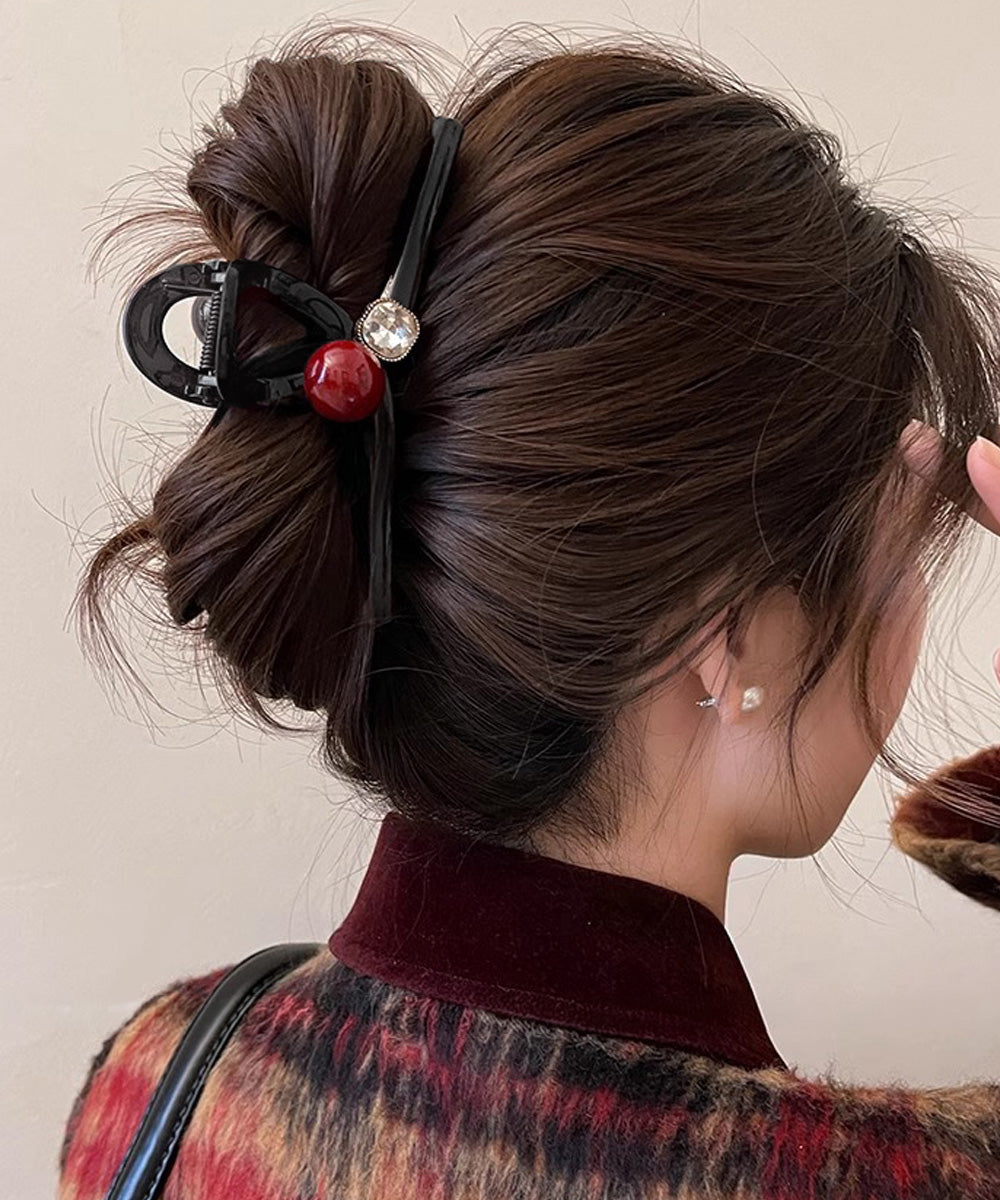 バンスクリップ ヘアクリップ パール 詳細画像12