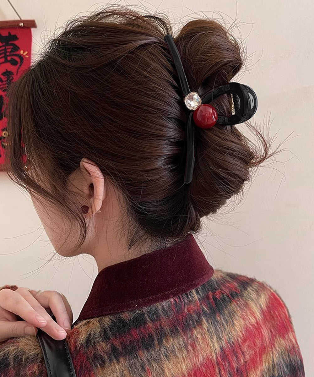 バンスクリップ ヘアクリップ パール 詳細画像13