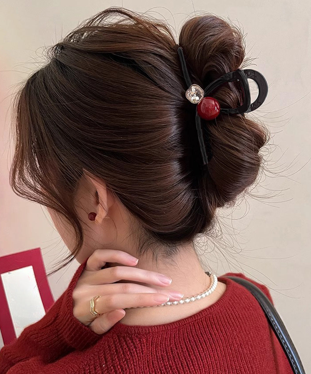 バンスクリップ ヘアクリップ パール 詳細画像14
